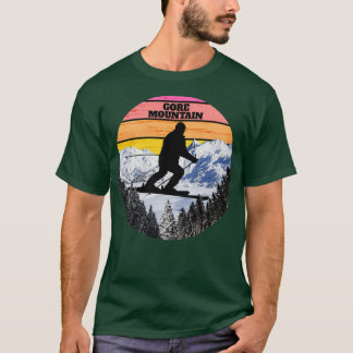 Camiseta Campos de Esqui de Montanha Ski Gore Nova York Ame