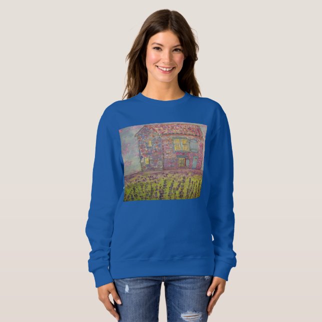 Camiseta Campos de Proveniência e Lavanda (Frente Completa)