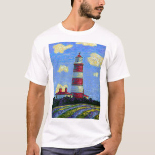 Camiseta Campos do farol e Lavanda de Pastel