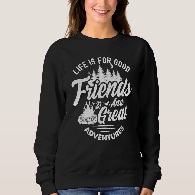 Camiseta Campos e Aventuras de Bons Amigos e Excelentes (Frente)