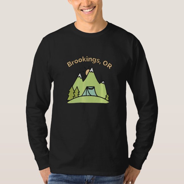 Camiseta Campos E O De Subida De Pé Ou De Montanha (Frente)