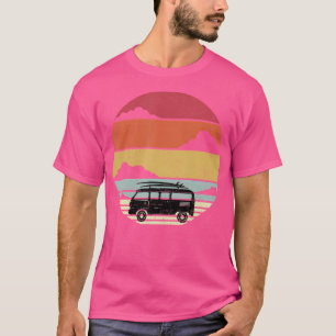 Camiseta Campos Retro Campervan Camp Vintage Camp