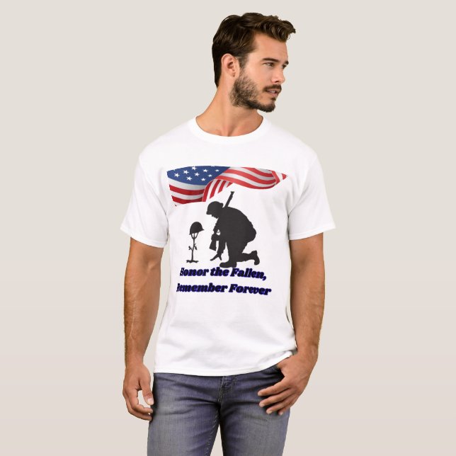 Camiseta Campos silenciosos de honra (Frente Completa)