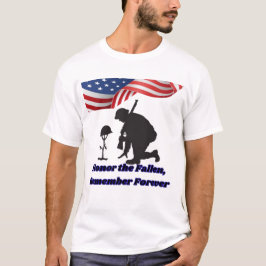 Camiseta Campos silenciosos de honra branca