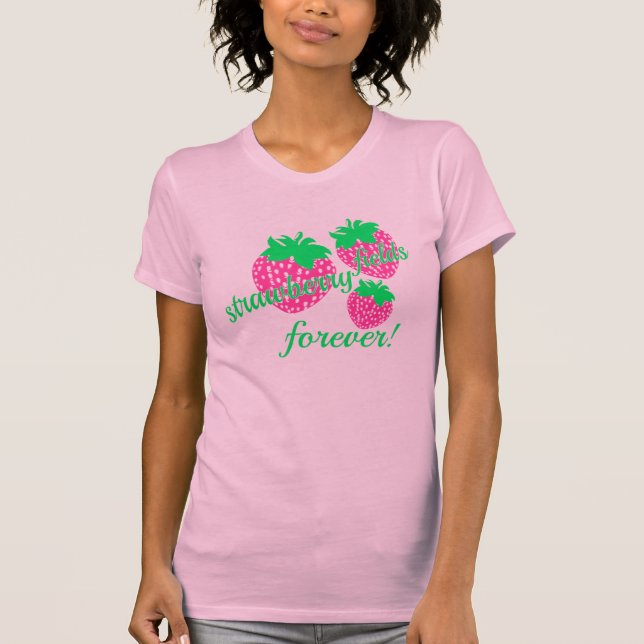 Camiseta campos *strawberry para sempre (Frente)