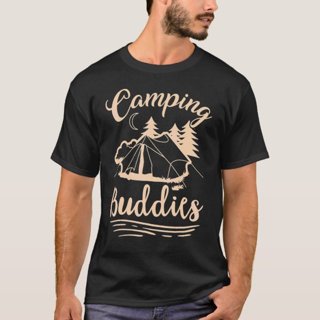 Camiseta Campos vitalícios do trailer Caravan RV (Frente)