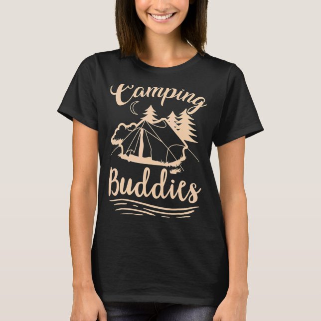 Camiseta Campos vitalícios do trailer Caravan RV (Frente)
