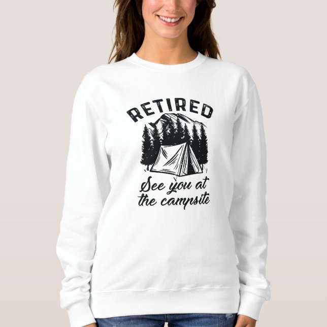 Camiseta Campsite aposentado (Frente)