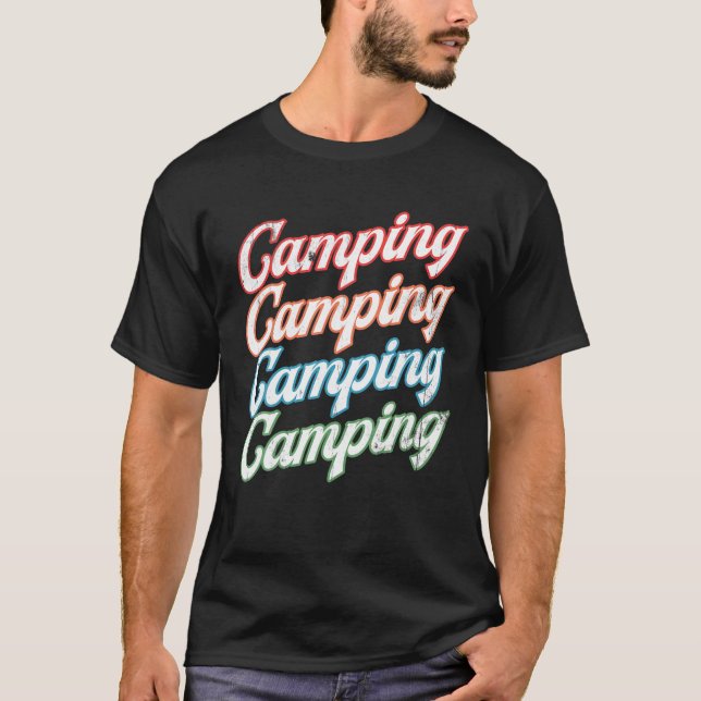 Camiseta Campsite Campers For Adventurers (Frente)