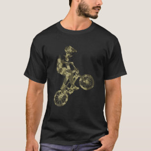 Camiseta Camuflagem BMX Extreme Sports Bike Rider