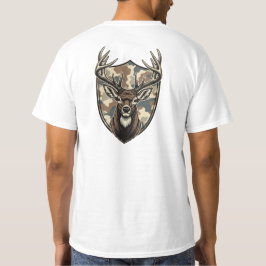 Camiseta Camuflagem de Caça ao Veado – Clube ou Viagem Pers