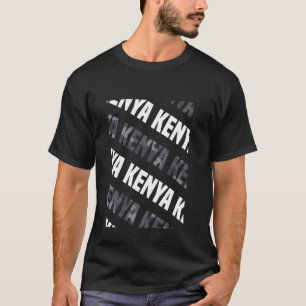 Camiseta Camuflagem de Cinzas do Quênia Camo