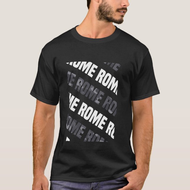 Camiseta Camuflagem de Cinzas Roma Camo (Frente)