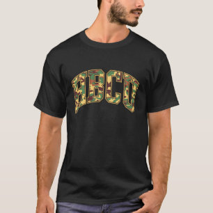 Camiseta Camuflagem de Faculdade HBCU