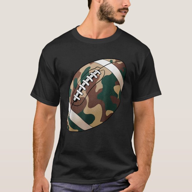 Camiseta Camuflagem de futebol do Camo Football Coquette Ca (Frente)