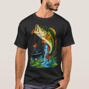 Camiseta Camuflagem de Pesca Bandeira Americana dos EUA Pei
