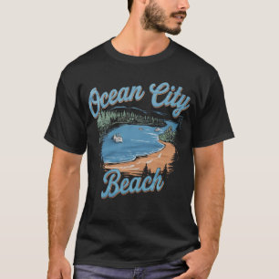 Camiseta Camuflagem de Pesca Bandeira Americana Patriótica