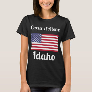 Camiseta Camuflagem de Pesca Bandeira Americana Pescador