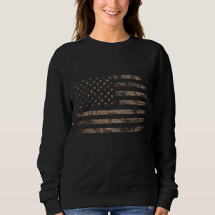 Camiseta Camuflagem do Deserto da Bandeira Americana Design