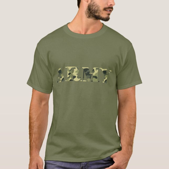 Camiseta Camuflagem do EXÉRCITO (Frente)