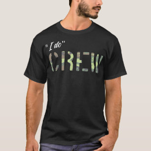 Camiseta Camuflagem do partido de solteiro I Do Crew Matchi