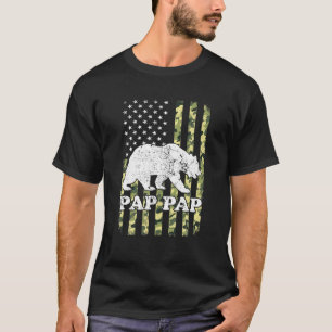 Camiseta Camuflagem Pap Bear Camuflagem Pap