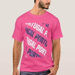 Camiseta Camuflagem Púrpura de Portugal Camo