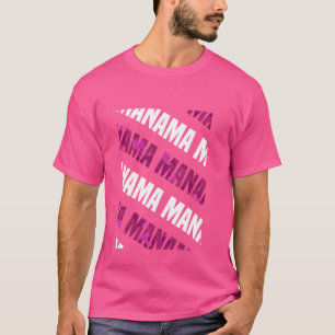 Camiseta Camuflagem rosa com padrão Manama Camo