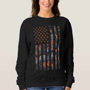 Camiseta Camuflagem tática do deserto da bandeira da Améric
