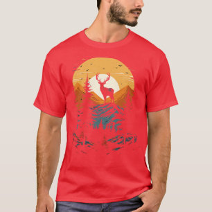 Camiseta Camuflar sua paixão com uma caça aos veados