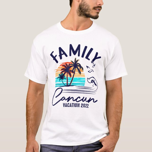 Camiseta CAMUN MÉXICO 2022 Férias da Família de Aparição de (Frente)