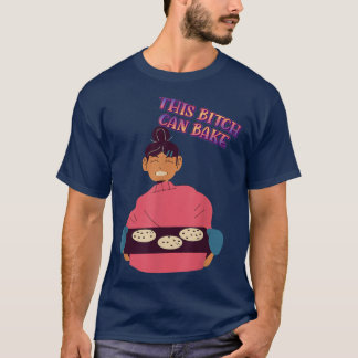 Camiseta Can Bake Girl Loves Baking Funny Sarcastic Sassy