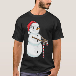 Camiseta Cana doce de Natal de Neve