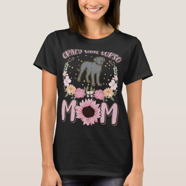 Camiseta Cana Maluca Corso Mãe Cane Corso Rapariga (Frente)