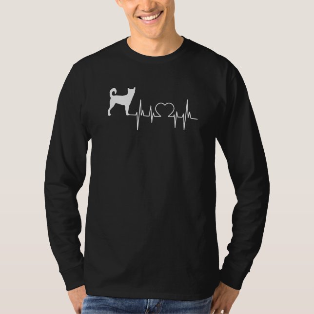 Camiseta Canaan Dog Heartbeat (Frente)