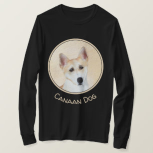 Camiseta Canaan Dog Painting - Arte de Cachorro Original