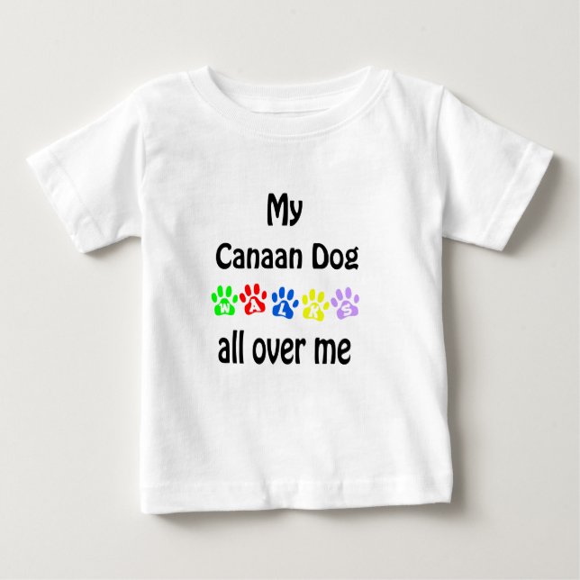 Camiseta Canaan Dog Walks Design (Frente)