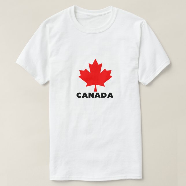 Camiseta canadá (Frente do Design)