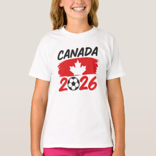 Camiseta Canadá 2026 Design de Fã de Futebol com Folha de B