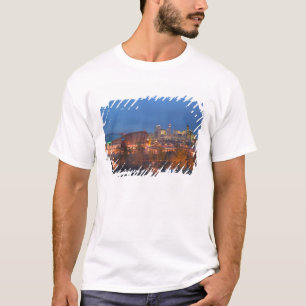 Camiseta Canadá, Alberta, Calgary: silhueta da cidade a par