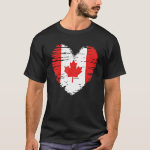 Camiseta Canadá Bandeira Canadá Esporte Bandeira Canadá
