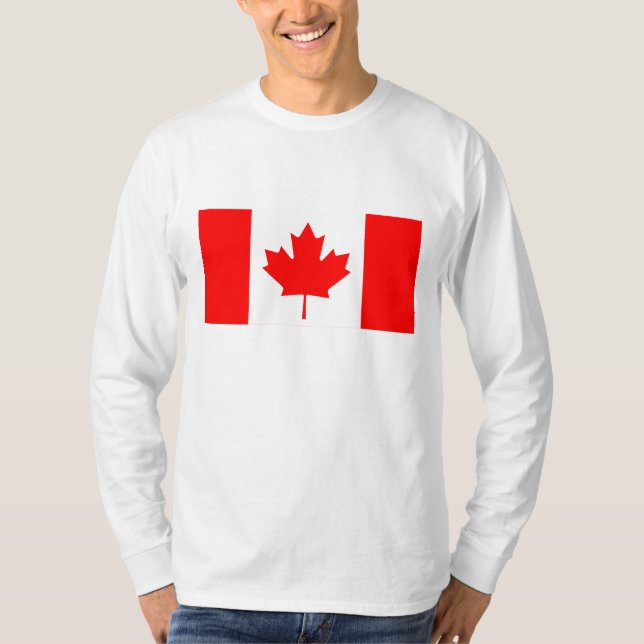 Camiseta Canadá - Bandeira Canadiana (Frente)