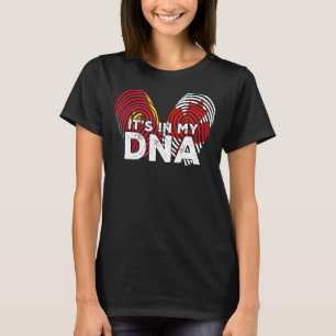 Camiseta Canadá: Bandeira Orud Senegal DNA Fingerpri senega