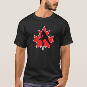 Camiseta Canadá, Canadá, Equipe de hóquei Red White Winter