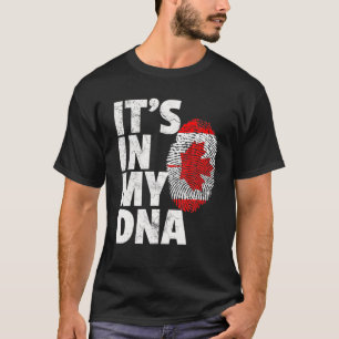 Camiseta Canadá canadense Flag IT's IN MY DNA Christmas Gif