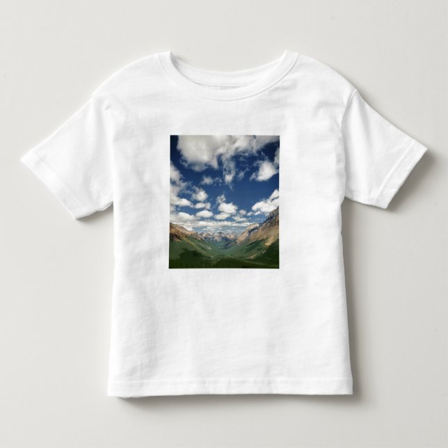 Camiseta Canadá, Colúmbia Britânica, Yoho NP. Nuvens fofas (Frente)