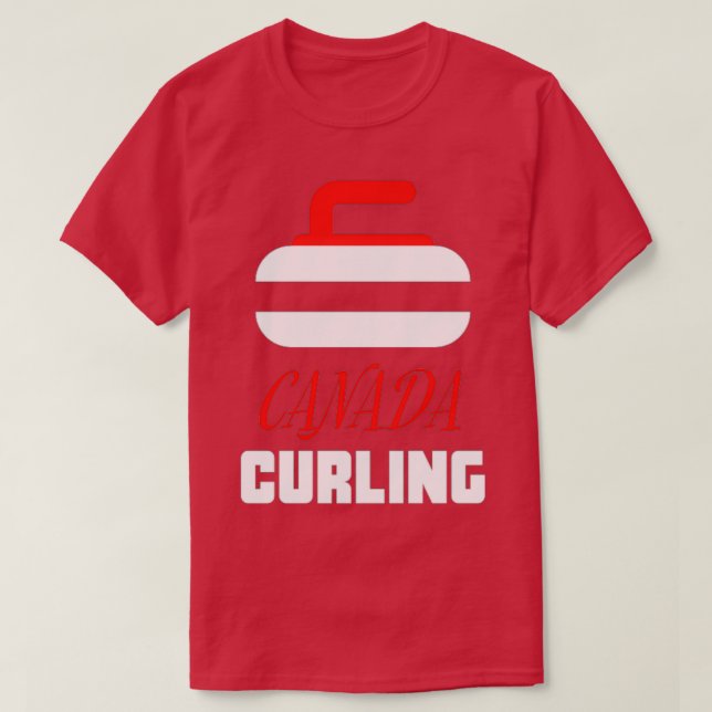 Camiseta Canadá Curling 19 (Frente do Design)