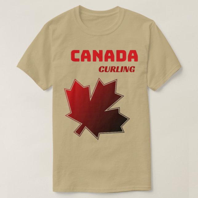 Camiseta Canadá Curling 24 (Frente do Design)
