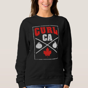 Camiseta Canada Curling Team Canadian Curler Player Winter