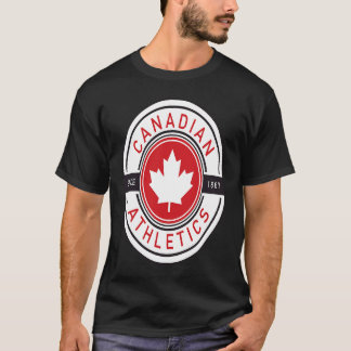 Camiseta Canadá Day Athletic Team Canada Flag Leaf